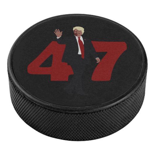 47 TRUMP 2024 HOCKEY PUCK (3/4)