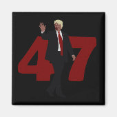 47 TRUMP 2024 MAGNEET (Voorkant)