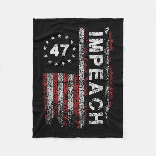 47 Trump 47e President Amerikaanse vlag Fleece Deken