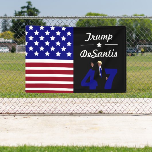 47 Trump Desantis 2024 Spandoek (Insitu)