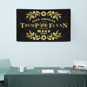 47 Trump Flynn 2024 Spandoek
