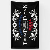 47 Trump Flynn 2024 Spandoek (Verticaal)