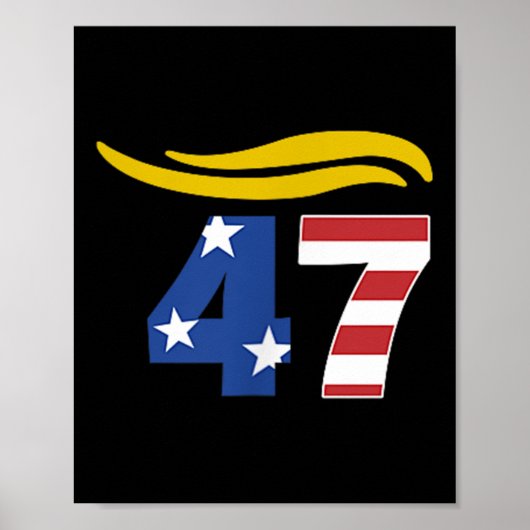 47 Trump Hair _1 Poster (Voorkant)
