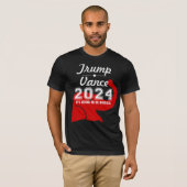 47 Trump J.D. Vance 2024 T-shirt (Voorkant volledig)