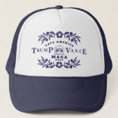47 Trump J.D. Vance 2024 Trucker Pet (Voorkant)