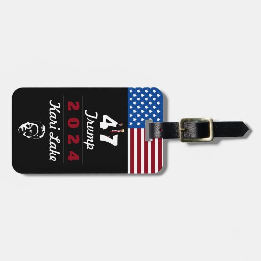 47 Trump Kari Lake 2024 Bagagelabel (Voorkant horizontaal)