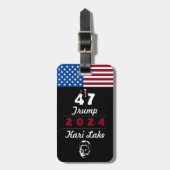 47 Trump Kari Lake 2024 Bagagelabel (Voorkant verticaal)