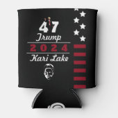 47 Trump Kari Lake 2024 Blikjeskoeler (Voorkant)
