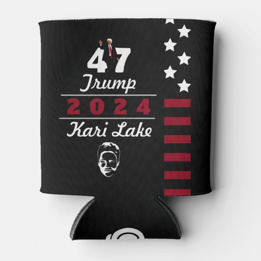 47 Trump Kari Lake 2024 Blikjeskoeler (Voorkant)