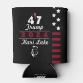 47 Trump Kari Lake 2024 Blikjeskoeler (Achterkant)