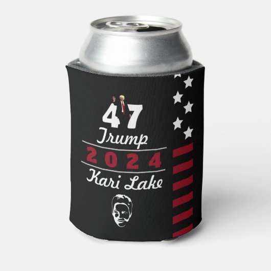 47 Trump Kari Lake 2024 Blikjeskoeler (Blikje Achterkant)