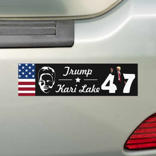 47 Trump Kari Lake 2024 Bumpersticker (Op auto)