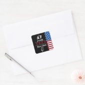 47 Trump Kari Lake 2024 Vierkante Sticker (Envelop)