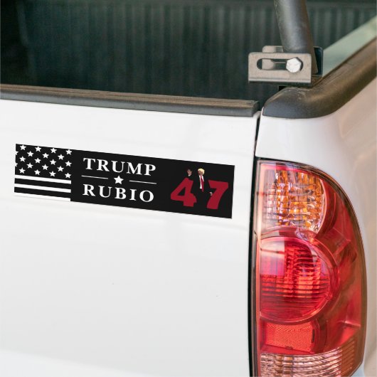 47 Trump Rubio 2024 Bumpersticker (Op Truck)
