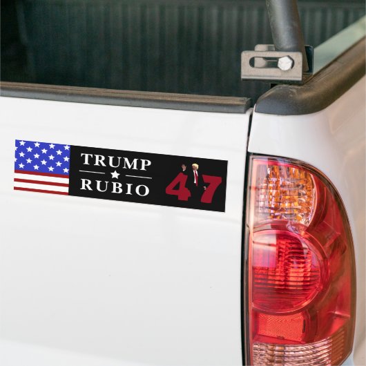 47 Trump Rubio 2024 Bumpersticker (Op Truck)