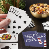 47 Trump Vance 2024 Pokerkaarten (Insitu)