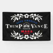 47 Trump Vance 2024 Spandoek (Horizontaal)