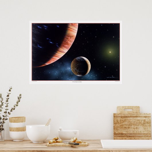 47 Ursae Majoris b en Moon Print (Keuken)