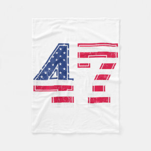 47 Verjaardag Shirt Usa Vlag Sportteam Jersey Ck N Fleece Deken