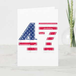 47 Verjaardag Shirt Usa Vlag Sportteam Jersey Ck N Kaart