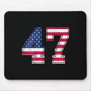 47 Verjaardag Shirt Usa Vlag Sportteam Jersey Ck N Muismat