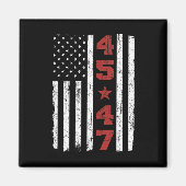 47 Verkiezingen voor het President van Trump  in d Magneet (Voorkant)