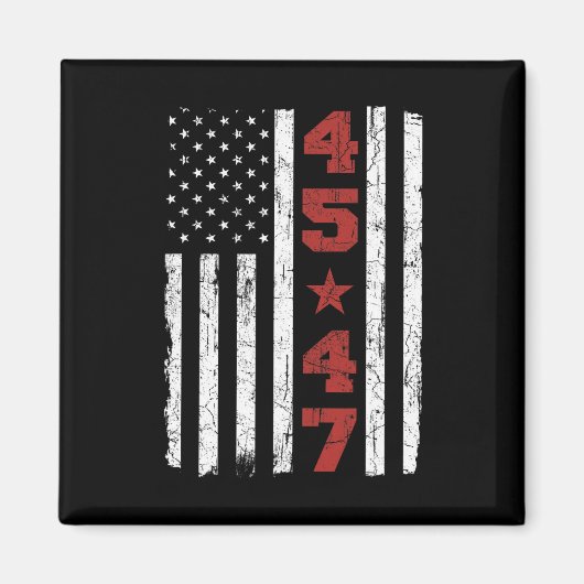 47 Verkiezingen voor het President van Trump  in d Magneet (Voorkant)