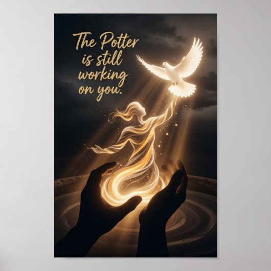 #47 Wandel door het geloof Inspirerend /Potter Poster (Voorkant)