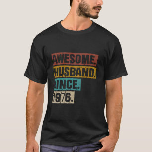 47e bruiloft Jubileum voor hem Geweldige man S T-shirt