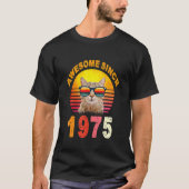 47e  geboortedag Geweldige sinds 1975 T-shirt (Voorkant)