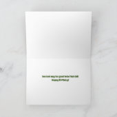 47e Gelukkige Verjaardag Leuke Kalf in Bloemen Kaa Feestdagen Kaart (Binnen)