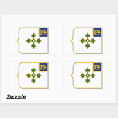 47e infanteriestelsel rechthoekige sticker (Vel)