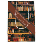 47e Jubileum voor bruiloft Medium Cadeauzakje (Achterkant)