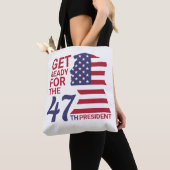 47e President, Amerikaanse vlag Tote Bag (Dichtbij)