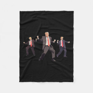47e President Donald Trump Dance won Get Over It Fleece Deken