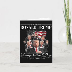 47e president Donald Trump inauguratie dag 2 janua Kaart
