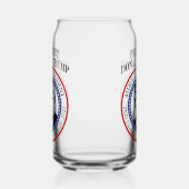 47e President Donald Trump Inauguratie Keepsake Blikvorm Glas (Rechts)