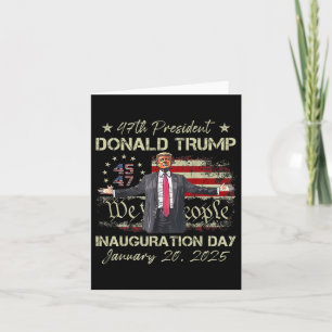 47e President Donald Trump Inauguratiedag 2025 Kaart