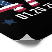 47e President Donald Trump Inauguratiedag 2025 Poster (Hoek)