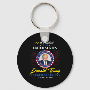 47e President Donald Trump Inauguratiedag 2025 Sleutelhanger