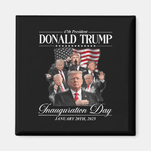 47e President Donald Trump Inauguratiedag 2 januar Magneet