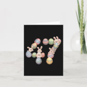 47e President Easter Donald Trump 47 Eggs Bunny Kaart (Voorkant)