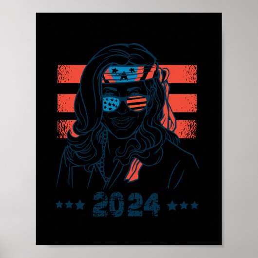 47e President Kamala Harris 2024 Poster (Voorkant)