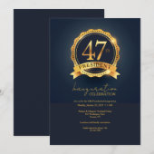 47e President van de Amerikaanse Inauguratie Parti Kaart (Voorkant / Achterkant)