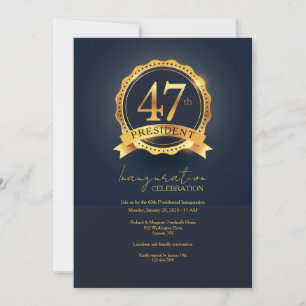 47e President van de Amerikaanse Inauguratie Parti Kaart