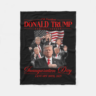 47e President Verenigde Staten Inauguratie Trump 2 Fleece Deken