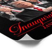 47e President Verenigde Staten Inauguratie Trump 2 Poster (Hoek)