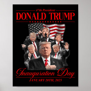 47e President Verenigde Staten Inauguratie Trump 2 Poster