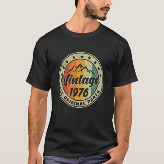 47e Shirt van 1976 Vrouw Mannen Vintag (Voorkant)
