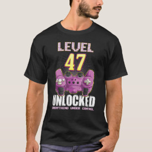 47e verjaardag Gamer jongens meisjes 47 jaar oud n T-shirt